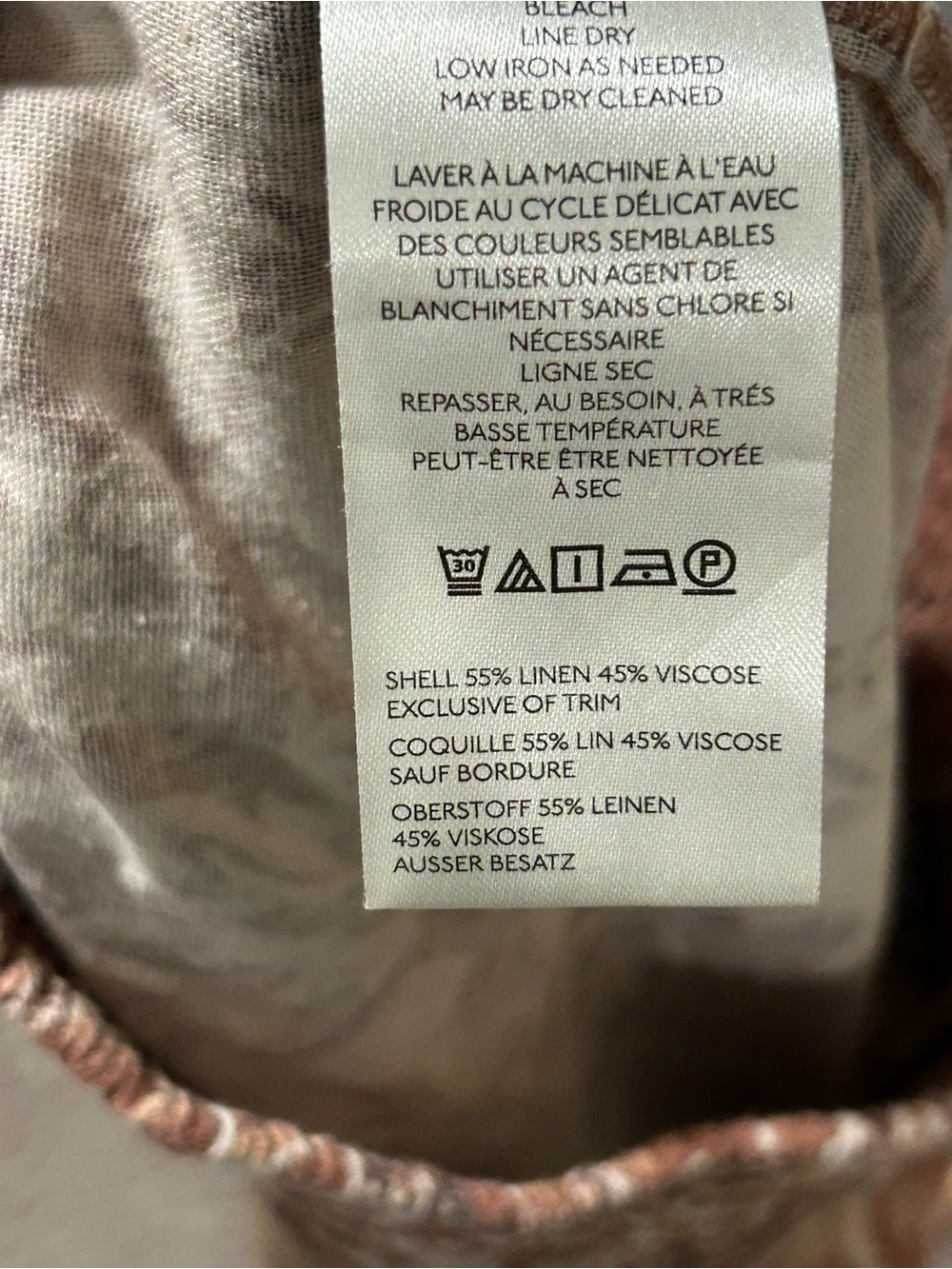 Anthropologie Pilcro Reese Smocked Pull-On Barrel Leg Linen Blend Pants , Small - Picture 15 of 15
